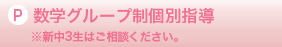 P数学グループ制個別指導